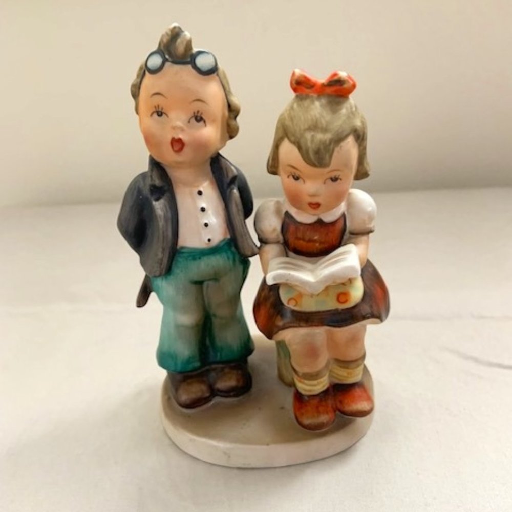 Vintage Hummel Figurine "Tutoring"